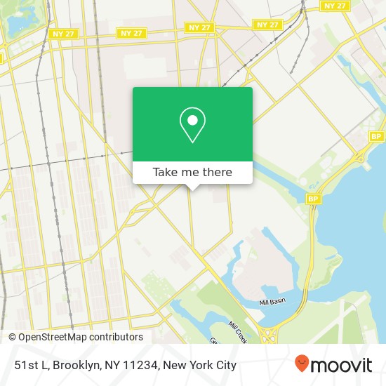 Mapa de 51st L, Brooklyn, NY 11234