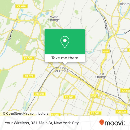 Mapa de Your Wireless, 331 Main St