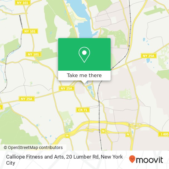 Mapa de Calliope Fitness and Arts, 20 Lumber Rd