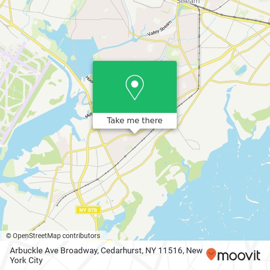 Arbuckle Ave Broadway, Cedarhurst, NY 11516 map