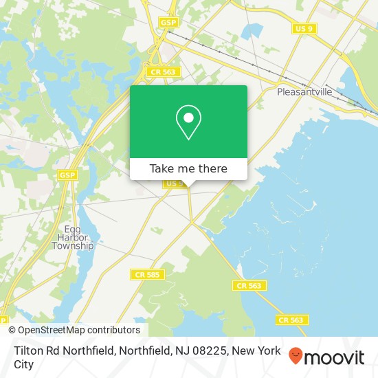Tilton Rd Northfield, Northfield, NJ 08225 map
