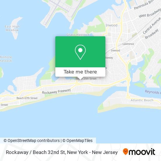 Mapa de Rockaway / Beach 32nd St