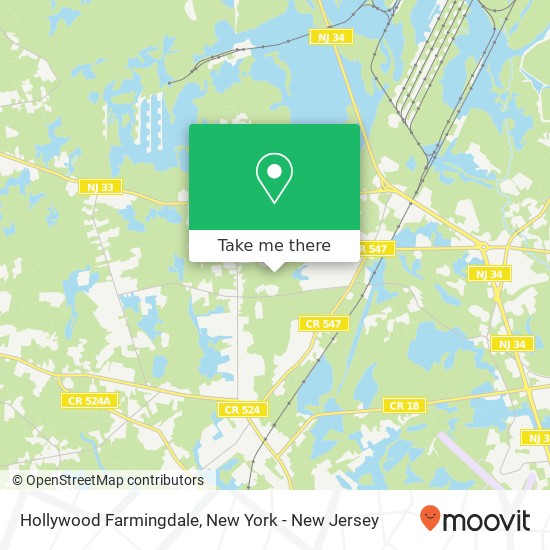 Hollywood Farmingdale, Farmingdale, NJ 07727 map