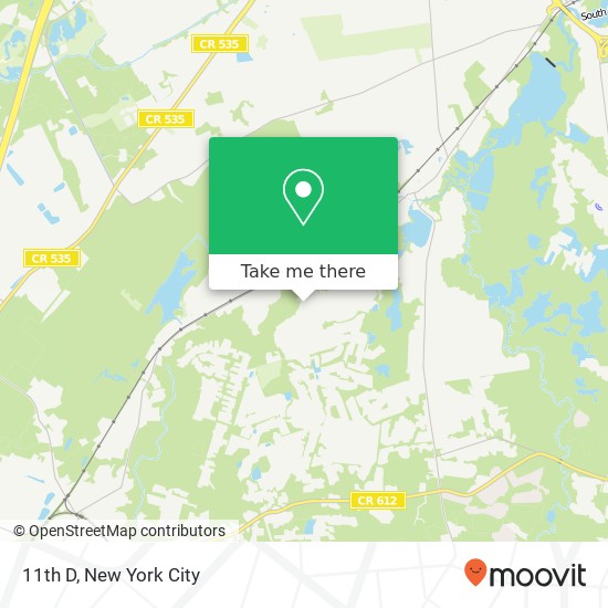 Mapa de 11th D, Monroe Twp, NJ 08831