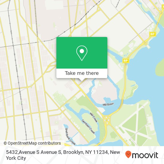 Mapa de 5432,Avenue S Avenue S, Brooklyn, NY 11234