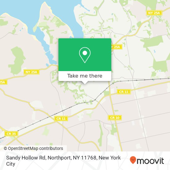 Sandy Hollow Rd, Northport, NY 11768 map