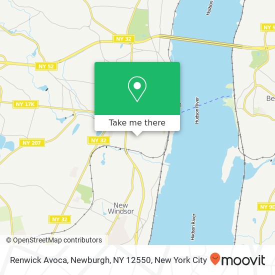 Renwick Avoca, Newburgh, NY 12550 map