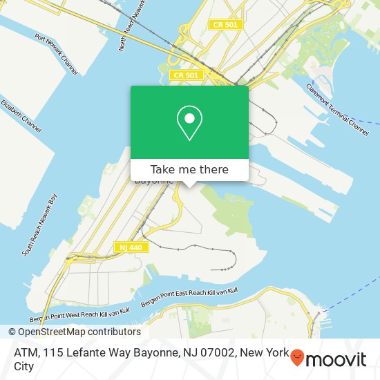 ATM, 115 Lefante Way Bayonne, NJ 07002 map