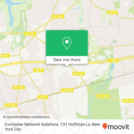 Computer Network Solutions, 131 Hoffman Ln map