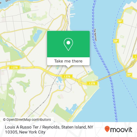 Mapa de Louis A Russo Ter / Reynolds, Staten Island, NY 10305