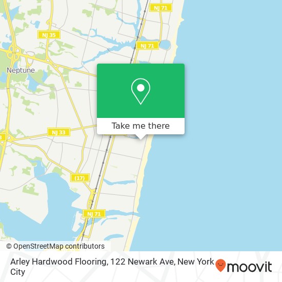 Arley Hardwood Flooring, 122 Newark Ave map