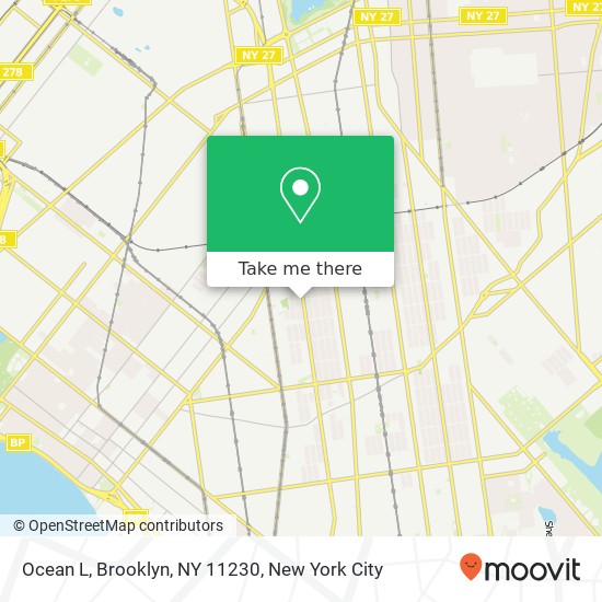 Mapa de Ocean L, Brooklyn, NY 11230