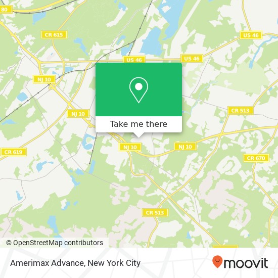 Amerimax Advance map