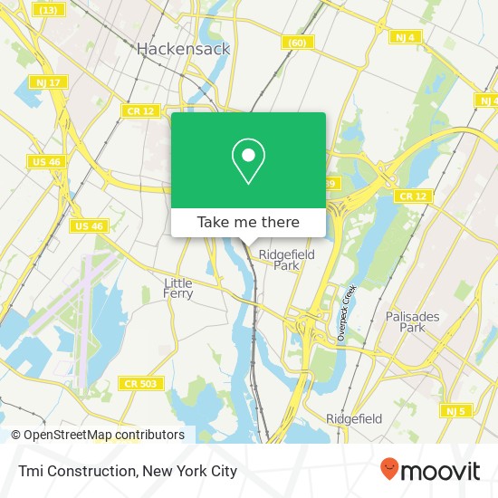 Tmi Construction map