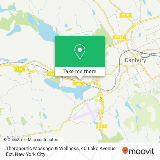 Mapa de Therapeutic Massage & Wellness, 40 Lake Avenue Ext