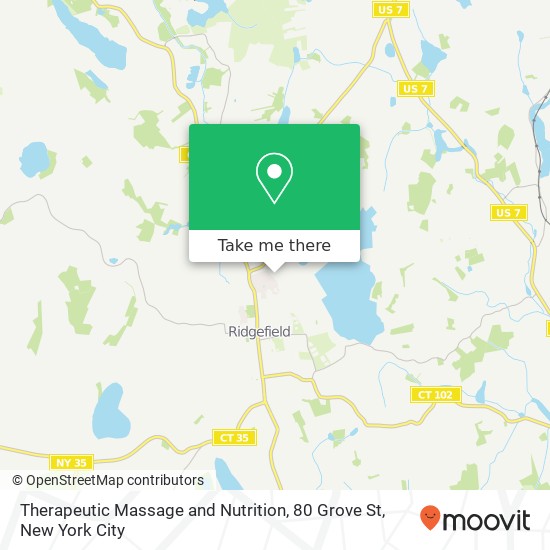 Therapeutic Massage and Nutrition, 80 Grove St map