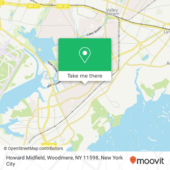 Howard Midfield, Woodmere, NY 11598 map