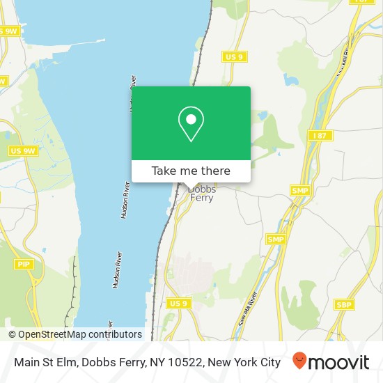 Main St Elm, Dobbs Ferry, NY 10522 map
