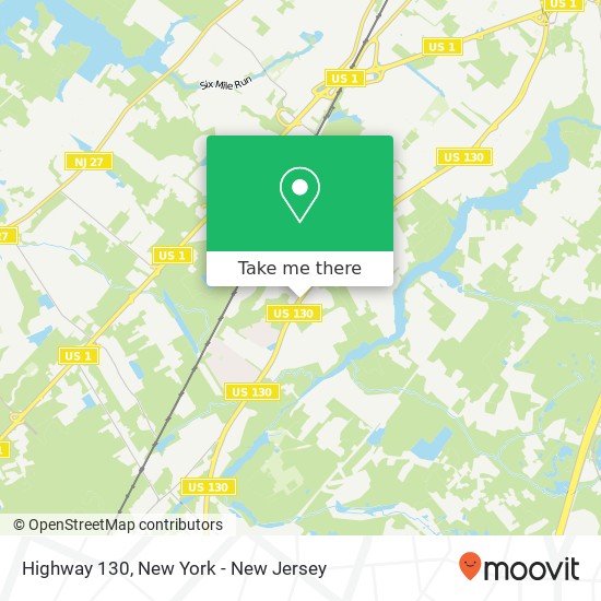 Highway 130, North Brunswick, NJ 08902 map