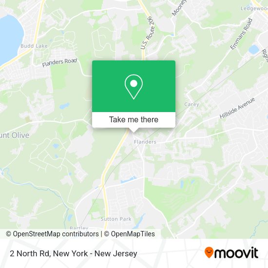 Mapa de 2 North Rd, Flanders, NJ 07836