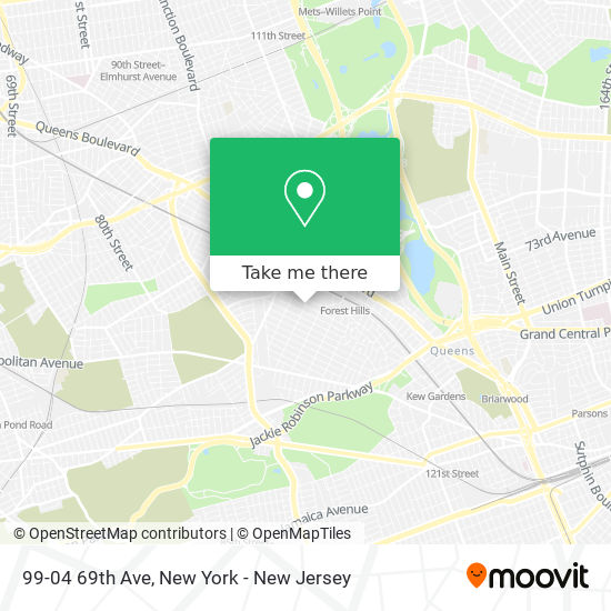 Mapa de 99-04 69th Ave