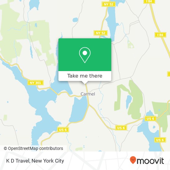 K D Travel map