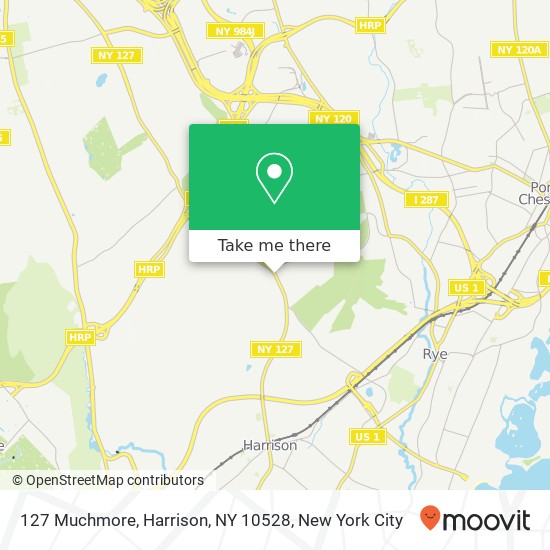 Mapa de 127 Muchmore, Harrison, NY 10528