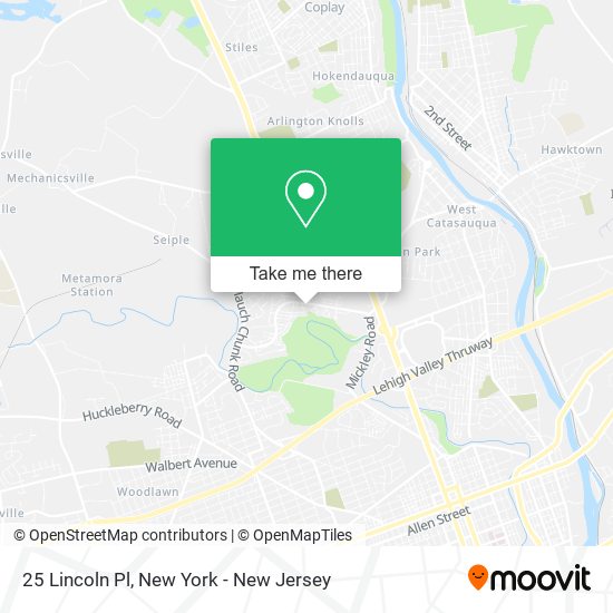 Mapa de 25 Lincoln Pl