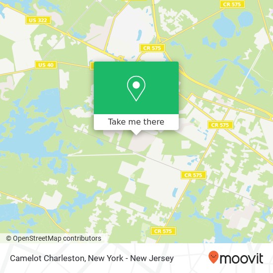 Mapa de Camelot Charleston, Mays Landing, NJ 08330