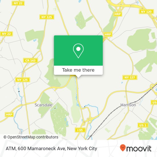 Mapa de ATM, 600 Mamaroneck Ave