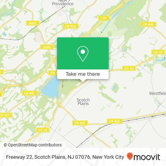 Freeway 22, Scotch Plains, NJ 07076 map