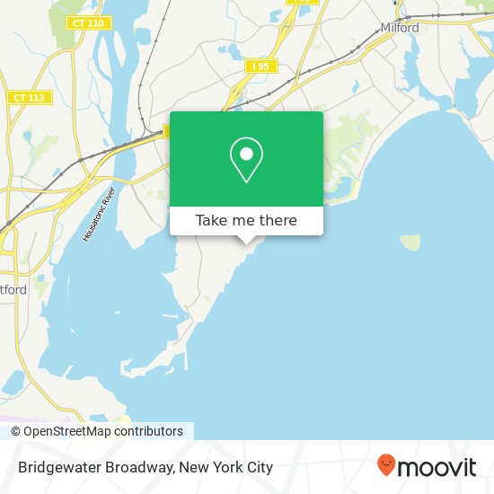 Mapa de Bridgewater Broadway, Milford, CT 06460