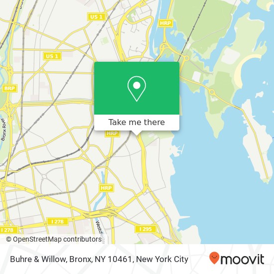 Mapa de Buhre & Willow, Bronx, NY 10461