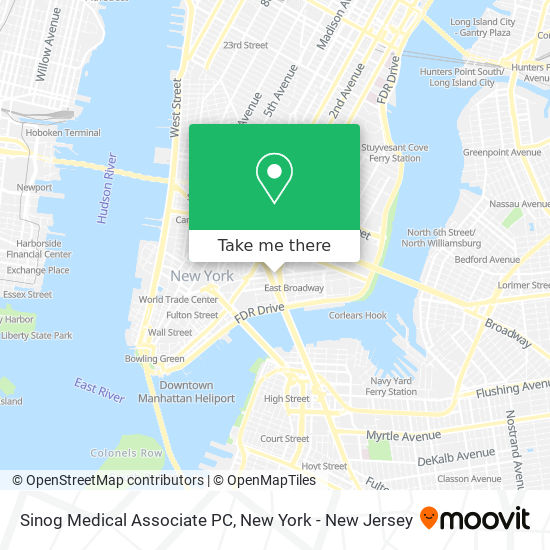 Sinog Medical Associate PC map