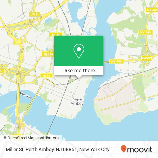 Miller St, Perth Amboy, NJ 08861 map