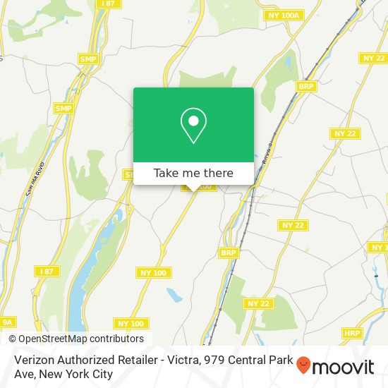 Verizon Authorized Retailer - Victra, 979 Central Park Ave map