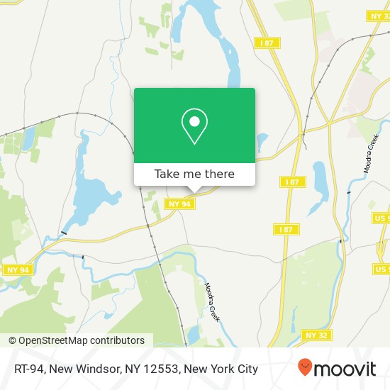 Mapa de RT-94, New Windsor, NY 12553
