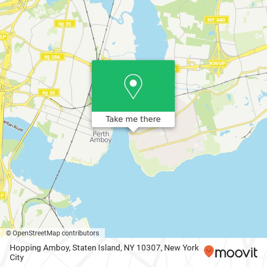 Mapa de Hopping Amboy, Staten Island, NY 10307