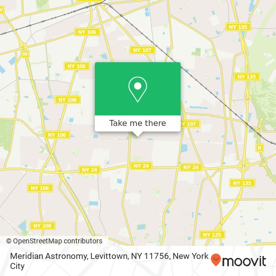Meridian Astronomy, Levittown, NY 11756 map