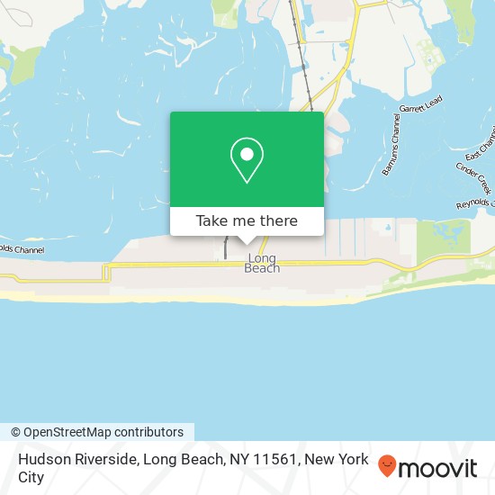 Hudson Riverside, Long Beach, NY 11561 map