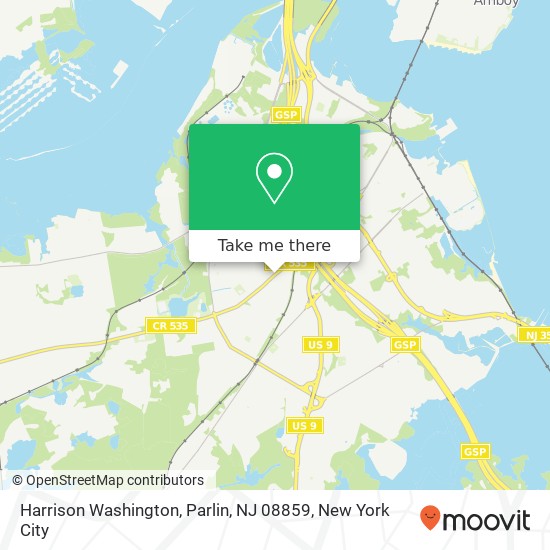Harrison Washington, Parlin, NJ 08859 map