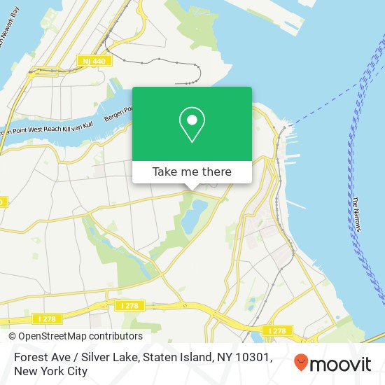 Forest Ave / Silver Lake, Staten Island, NY 10301 map