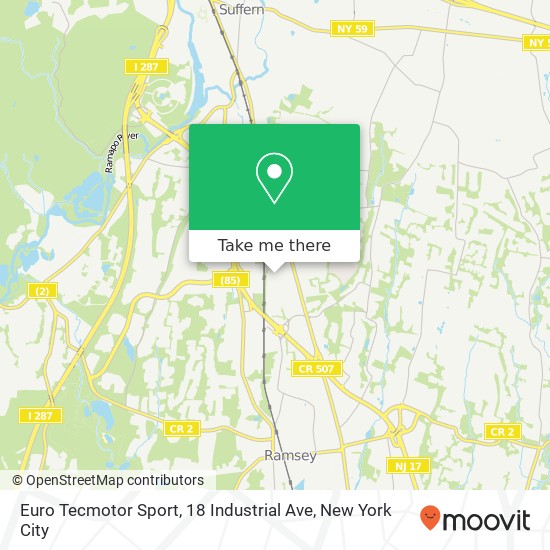 Euro Tecmotor Sport, 18 Industrial Ave map