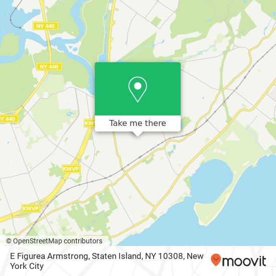 Mapa de E Figurea Armstrong, Staten Island, NY 10308