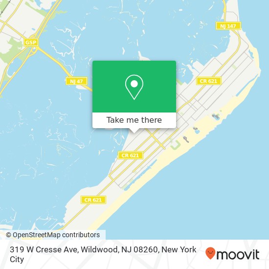 319 W Cresse Ave, Wildwood, NJ 08260 map