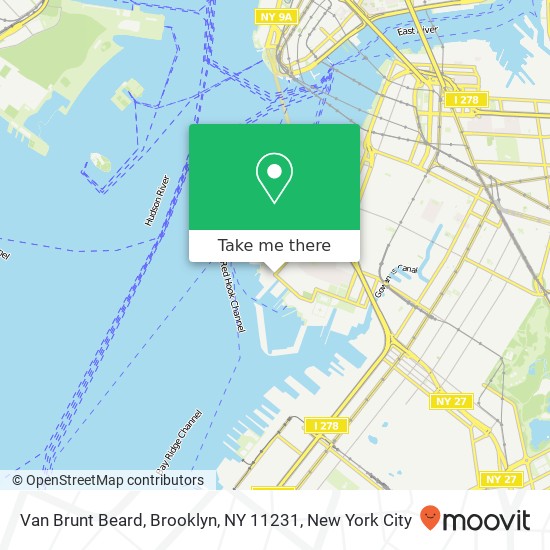 Van Brunt Beard, Brooklyn, NY 11231 map