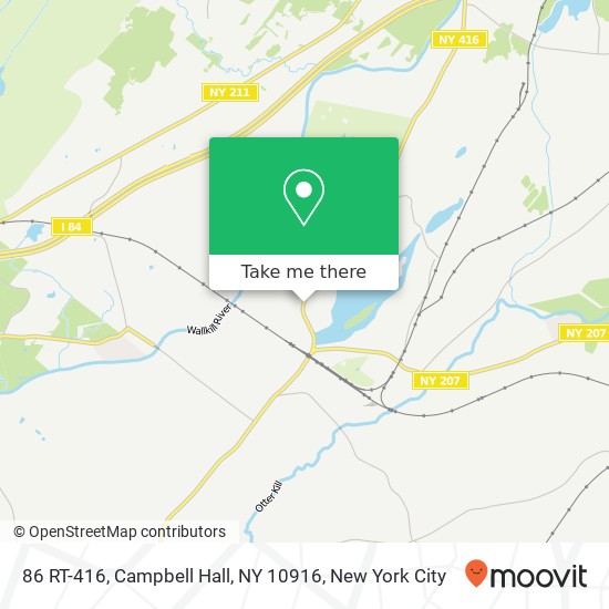 86 RT-416, Campbell Hall, NY 10916 map