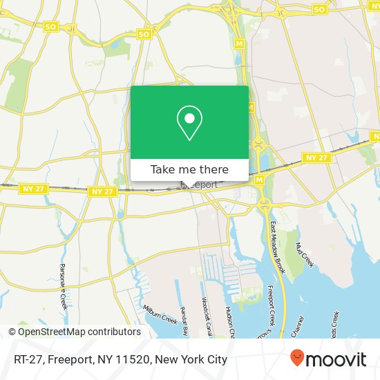Mapa de RT-27, Freeport, NY 11520