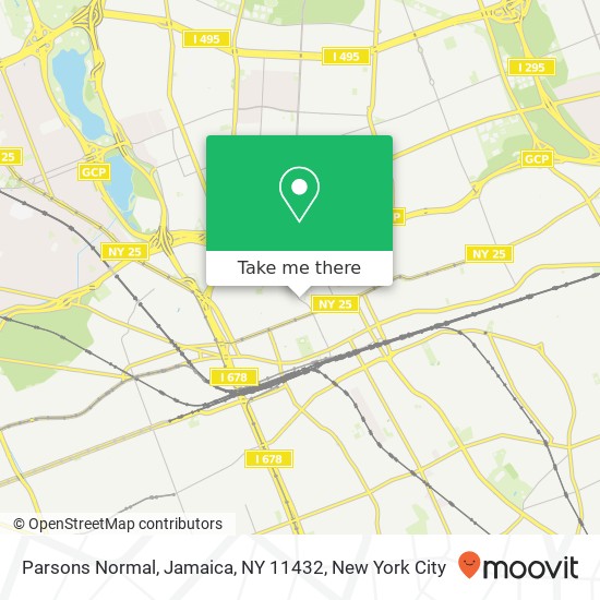 Mapa de Parsons Normal, Jamaica, NY 11432
