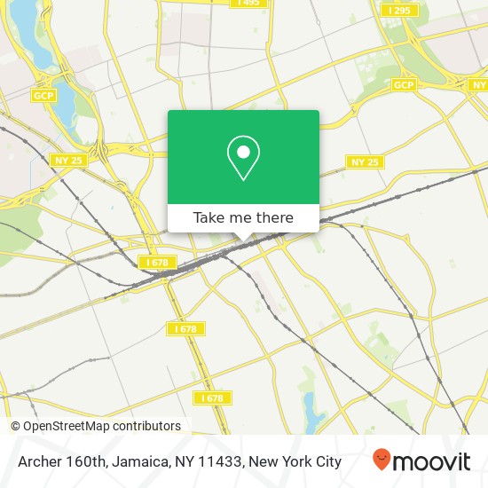 Mapa de Archer 160th, Jamaica, NY 11433